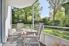 Ferienanlage Bergstraße 62 Ferienhaus Bergstraße 62 Appartement 5 Tide am Park Timmendorfer Strand - Balkon