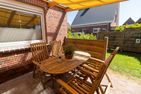  Ferienwohnung Ant Dopke Krummhörn - Terrasse
