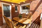  Ferienwohnung Ant Dopke Krummhörn - Terrasse