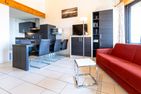 Ferienwohnpark Immenstaad am Bodensee Maisonette-Wohnung 49/49 mit Seeblick Bodensee - Living room