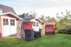  Kleine Perle auf Amrum Norddorf - Strandkorb der Ferienwohnung Kleine Perle in Norddorf / Amrum