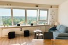  Ferienwohnung Sea View 13.9 im Wikingturm Schleswig - Wohnzimmer