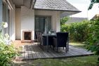  Arnikas Hüs Wyk auf Föhr - Blick auf die Terrasse.