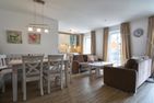  Stadtwohnung 7 Wyk auf Föhr - Der kombinierte Wohn-Essbereich mit direktem Zugang auf den Südbalkon.