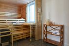  Stadtvilla Wyk auf Föhr - Im Erdgeschoss befindet sich die großzügige Sauna und bietet genügend Platz für das hauseigene Wellnessprogramm.