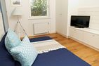  Haus Westerheide Nieblum - Das Einzelbettzimmer verfügt über einen eigenen Smart-TV.