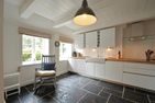  Reethus Dörpsend Haus 2 Midlum - Wer möchte wohl nicht gerne in dieser äußerst geschmackvollen und modernen Küche kochen!