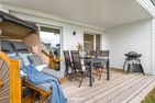  Ferienwohnung Wellenkrone Olpenitz Ostseeresort Olpenitz - Terrasse
