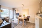 Haus Seeadler Ferienwohnung Strandflieder Wittdün auf Amrum - Wohnzimmer