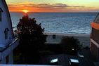  Sandwallkoje Wyk - Balkon mit Blick auf Sonnenaufgang