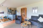  Ferienwohnung Familienkoje mit Meerblick Kronsgaard Geltinger Bucht - Wohnzimmer