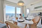 Feriendomizil Strandblick Feriendomizil Strandblick Appartement 1 MeerBlick Haffkrug - Wohnzimmer