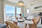 Feriendomizil Strandblick Feriendomizil Strandblick Appartement 1 MeerBlick Haffkrug - Wohnzimmer