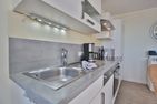 Feriendomizil Strandblick Feriendomizil Strandblick Appartement 1 MeerBlick Haffkrug - Küche / Küchenzeile