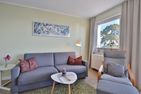 Feriendomizil Strandblick Feriendomizil Strandblick Appartement 1 MeerBlick Haffkrug - Wohnzimmer