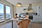 Feriendomizil Strandblick Feriendomizil Strandblick Appartement 1 MeerBlick Haffkrug - Wohnzimmer