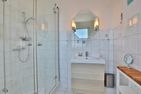 Feriendomizil Strandblick Feriendomizil Strandblick Appartement 1 MeerBlick Haffkrug - Badezimmer
