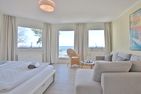 Feriendomizil Strandblick Feriendomizil Strandblick Appartement 1 MeerBlick Haffkrug - Schlafzimmer