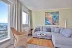 Feriendomizil Strandblick Feriendomizil Strandblick Appartement 1 MeerBlick Haffkrug - Wohnzimmer