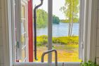  (34) Ferienhaus in Schweden am See Nömmen Smaland - Wer will mit der Aussicht nicht auch abwaschen?