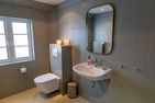  Reetdachkate Fjord Cottage - Haushälfte Backbord Geltinger Bucht - Badezimmer