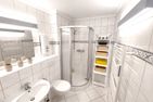 Dünenhof zum Kronprinzen, App. 88 Wenningstedt - Badezimmer