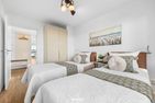  Ferienwohnung DreamLounge Olpenitz Ostseeresort Olpenitz - Schlafzimmer
