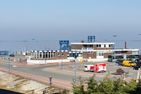 Haus Nordenlicht Ferienwohnung "Lütj Seeröver" Wittdün auf Amrum - Blick vom Balkon auf den Fähranleger
