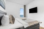  Ferienwohnung Portus, App. 17 Olpenitz Ostseeresort Olpenitz - Schlafzimmer