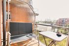 Residenz Rosengrund Wesernest mit Schwimmbad Büsum - Balkon