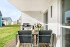  Ferienwohnung Strandkörbchen Olpenitz Ostseeresort Olpenitz - Terrasse