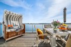  Ferienwohnung Waterkant Olpenitz Ostseeresort Olpenitz - Terrasse