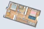  Ferienhaus Nordwind Kölpinsee - Grundriss