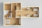 Ferienwohnung Skorpion Loddin - Grundriss