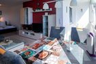 Strandhochhaus SHB6 Cuxhaven Sahlenburg - Wohnzimmer
