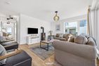  Ferienhaus Hamptons Beach House Olpenitz  - Wohnzimmer