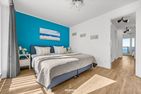  Ferienhaus Hamptons Beach House Olpenitz  - Schlafzimmer
