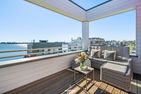  Ferienhaus Hamptons Beach House Olpenitz  - Balkon