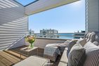  Ferienhaus Hamptons Beach House Olpenitz  - Balkon