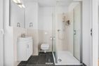  Ferienhaus Hamptons Beach House Olpenitz  - Badezimmer