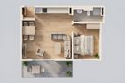  Ferienwohnung Dünengrün Trassenheide - Grundriss