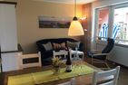  Ferienwohnung *Meeresleuchten* Wittdün auf Amrum - Wohnzimmer