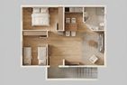  Ferienwohnung Möwennest Heringsdorf - Grundriss