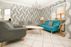  Achtern Hafen Büsum - Wohnzimmer
