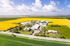 Nordsee Bauernhof Wulff Ferienwohnung Nordstrand Reußenköge - Vogelperspektive