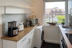 Haus Nordenlicht Ferienwohnung "Lütj Seeröver" Wittdün auf Amrum - Küche / Küchenzeile