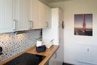 Haus Nordenlicht Ferienwohnung "Lütj Seeröver" Wittdün auf Amrum - Küche / Küchenzeile