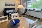  Ferienwohnung *Meeresleuchten* Wittdün auf Amrum - Wohnzimmer