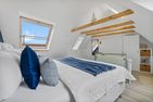  Ferienwohnung Strandloft Godewind Kronsgaard Geltinger Bucht - Schlafzimmer