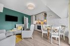  Ferienwohnung Strandloft Godewind Kronsgaard Geltinger Bucht - Wohnzimmer
